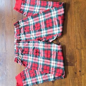 Hanna Andersson Women's Holiday Plaid Jogger Pajama Pants Size Large